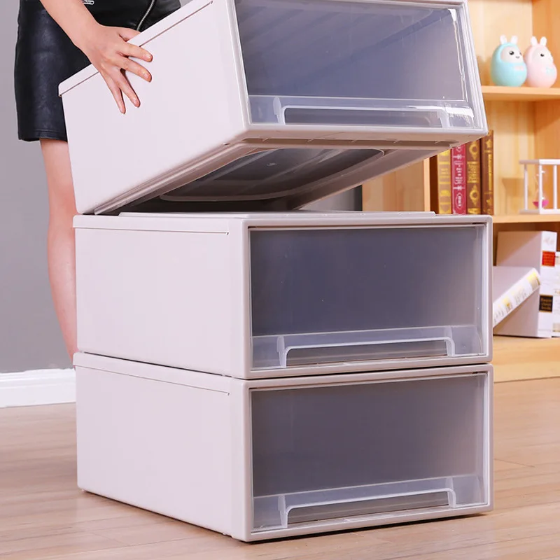 

Wholesale Transparent Drawer Type Storage Box for Wardrobe Organization - The Ultimate Space-Saving SolutionIntroducing our exc