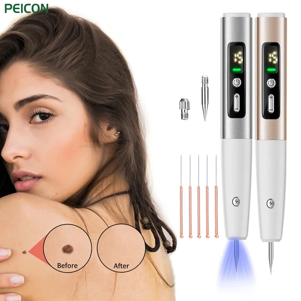 Skin Tag Remover 15 Level Laser Plasma Pen Freckle Mole Warts Removal Lcd Nevus Tattoo Black Spots Remover Blemish Removal