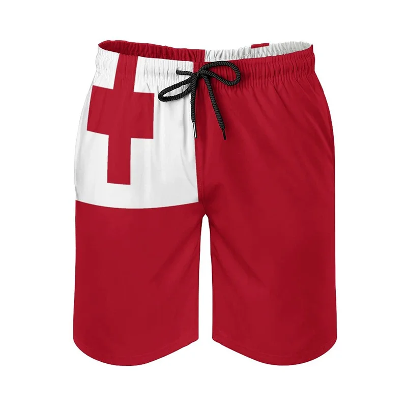 

Fashion Netherlands Switzerland Türkiye Flag Beach Shorts For Men Summer Sports Swim Trunks 3d Printed Short Pants Clothes