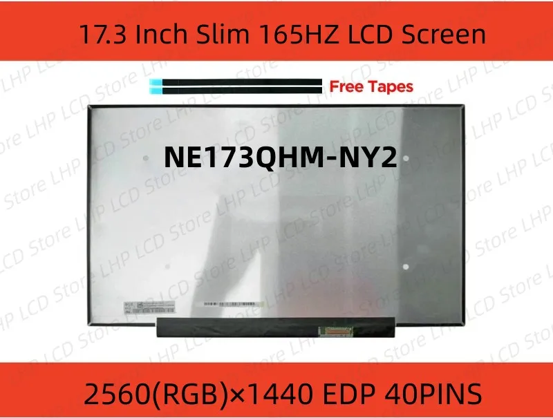 Ʈ LCD ȭ NE173QHM-NY3 NE173QHM-NY1, 17.3 ġ IPS, 2K, 165HZ, 2560x1440 EDP, 40 , NE173QHM-NY2 V8.0
