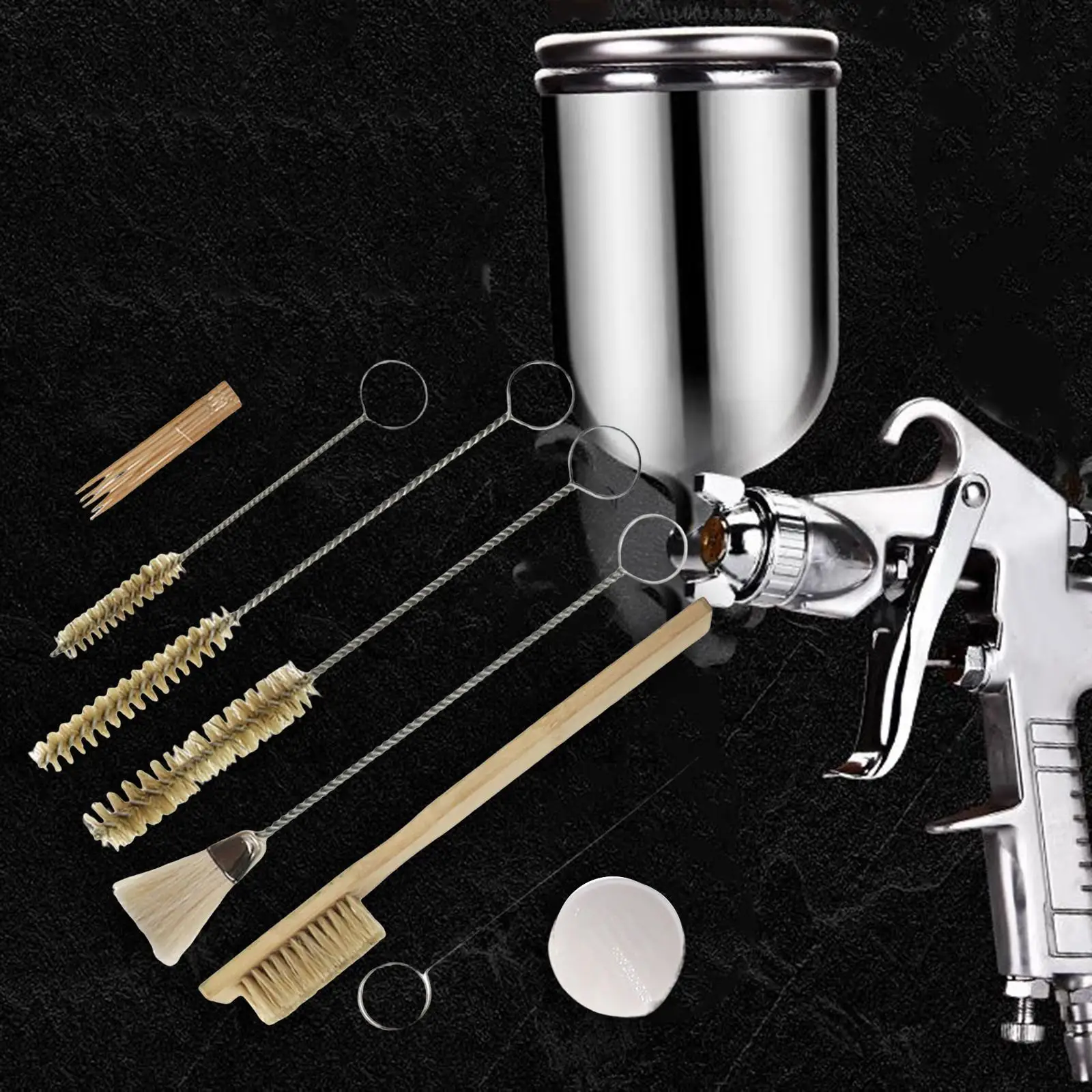 

12Pcs Pro Spray Lance Cleaning set Cleaner Cleaner Set Airbrush Painting Supplies for Airbrushes Spray Lance Auto Parts Cleaning