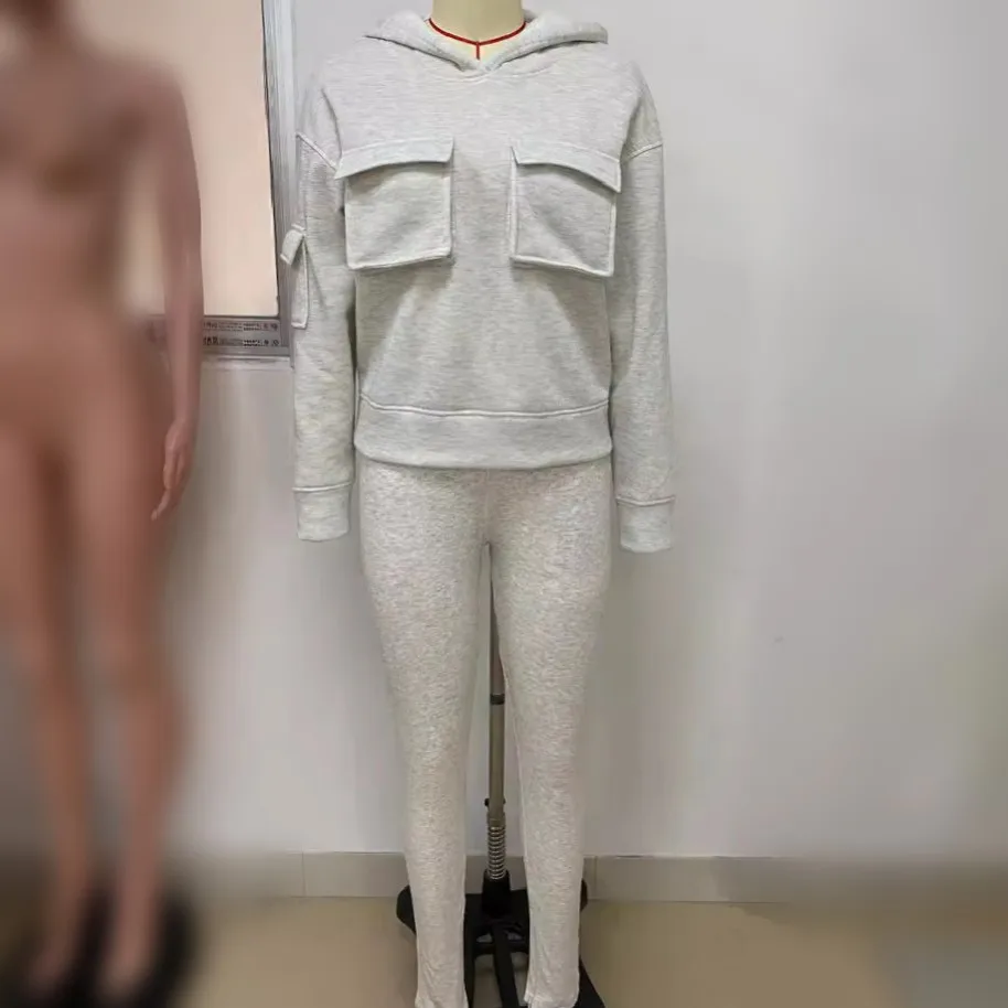 thumbnail image 1 of Conjunto de 2 piezas para mujer, ropa africana Dashiki, nueva moda de verano y otoño, top de manga larga y pantalones, traje de fiesta para mujer, conjuntos a juego, 1 of 5