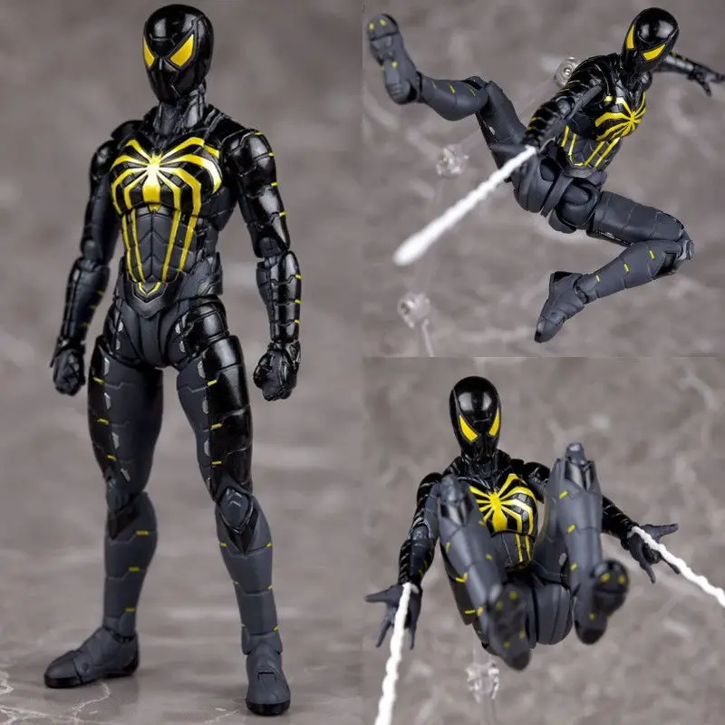 In Magazzino Shf Spider-Man Action Figure Ps4 Anti-Octopus Suit Joint Mobile Spider-Man Action Figure Model Toy Pvc Display Gift
