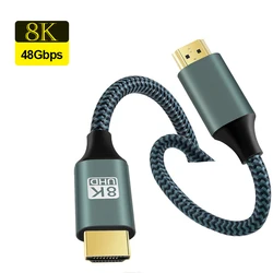 Ultra - High Definition 8K HDMI 2.1 Braided Cable 48Gbps (0.5M - 5M) - 1M (8K Braided thread)