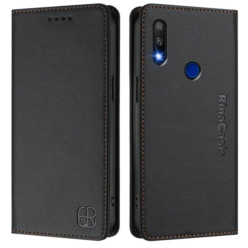 Luxury Leather Anti-Theft Wallet Flip Phone Case with Magnetic Closure
