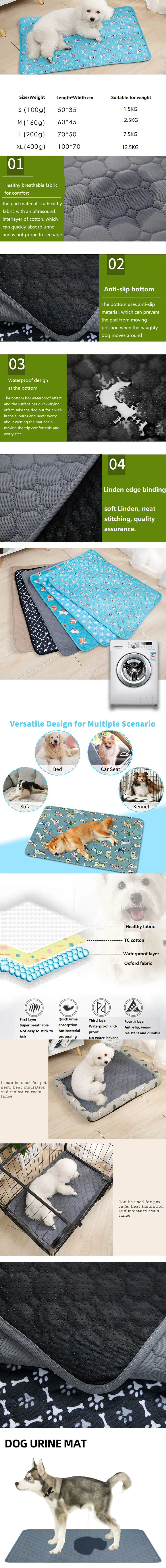 Cooling Mat For Dogs Absorbent Pet Bed Blanket Comfort Pad_voghion.com