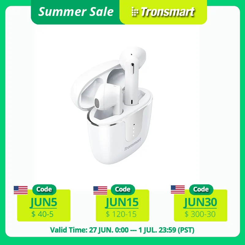 Tronsmart Onyx Ace TWS Bluetooth 5.0 Earphones Qualcomm aptX Wireless Earbuds Noise Cancellation with 4 Microphones,24H Playtime|Bluetooth Earphones & Headphones| - AliExpress