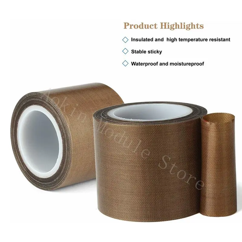 10m PTFE Tape 0.13/0.18mm 300 Degree High Temperature Resistance