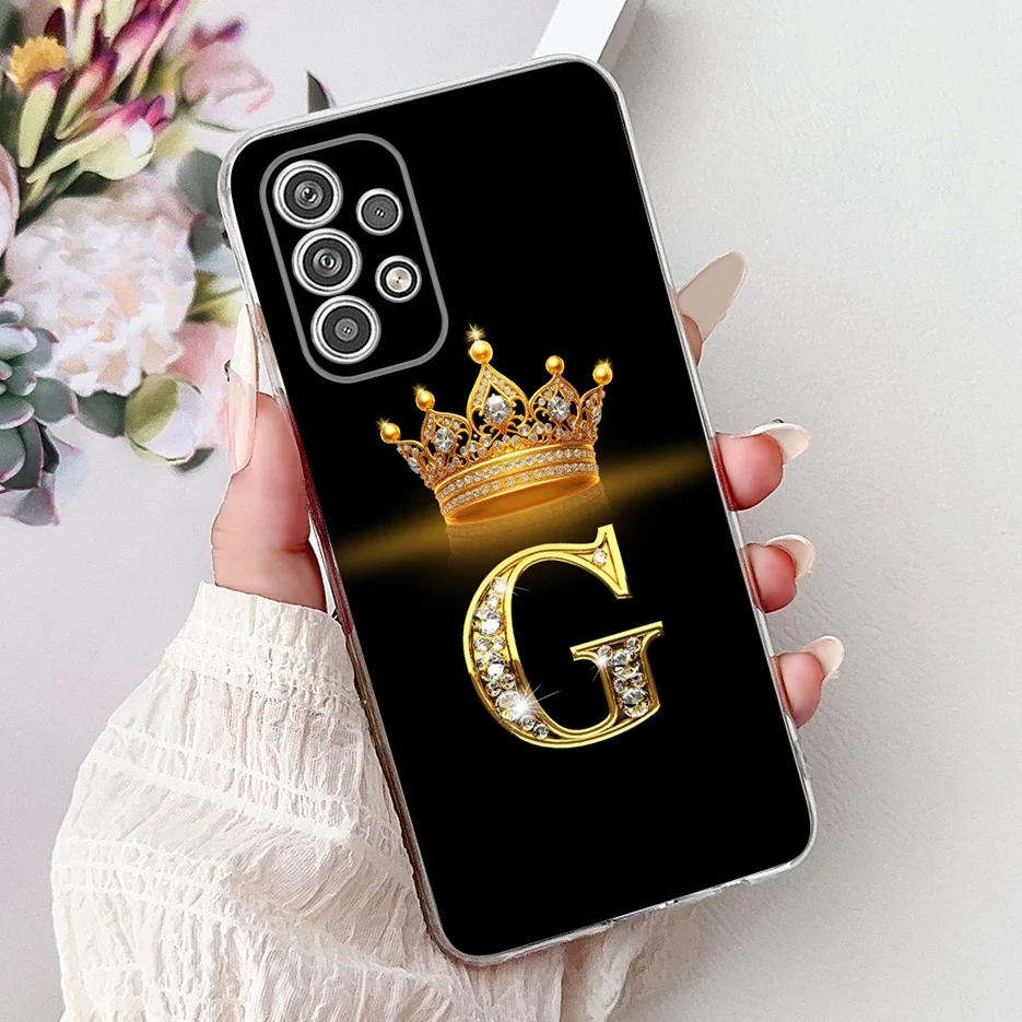 Luxury Crown Letters Soft Silicone Phone Case Cover