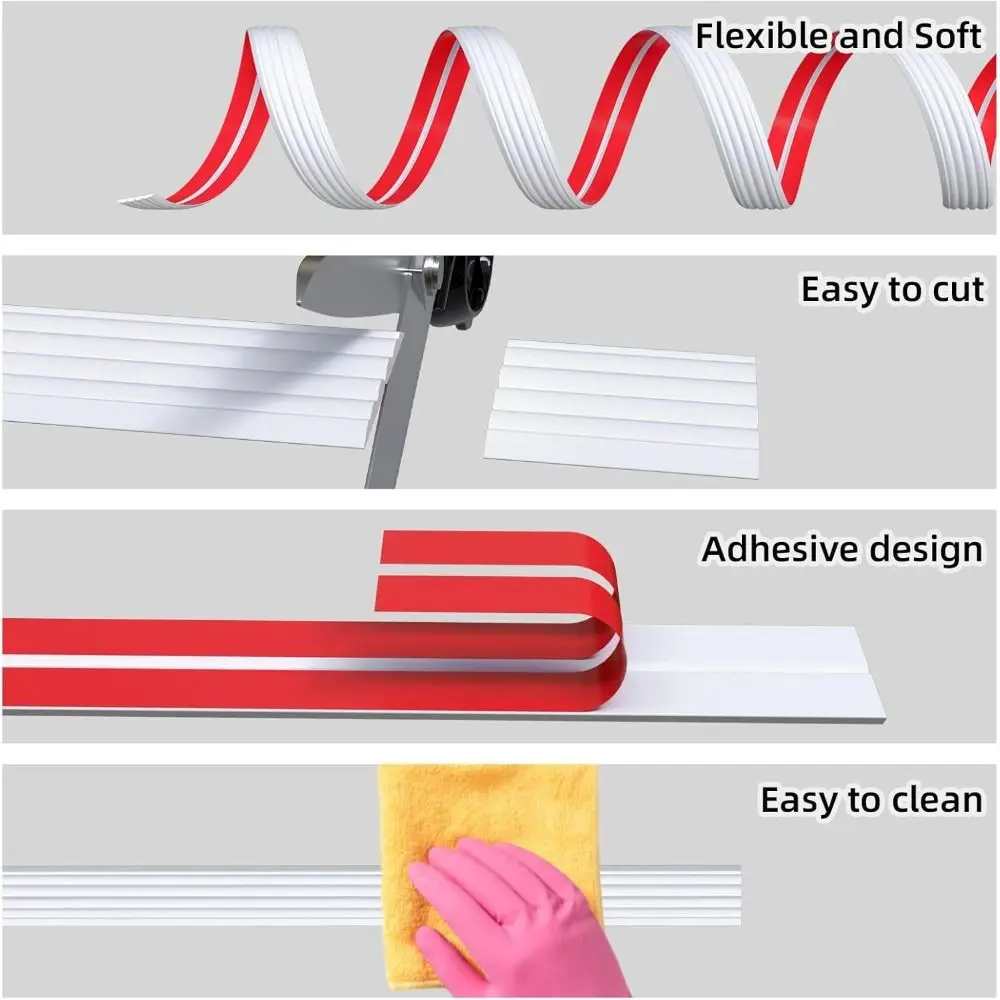 Flexible TPE Corner Protector Strip for Walls