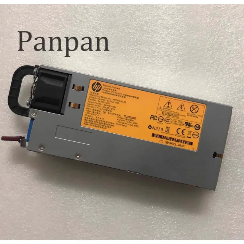 Новый оригинальный блок питания для сервера HP DL360P G8 750 Вт DPS-750AB-3 A 643932-001 643955-201 660183-001 656363-B21