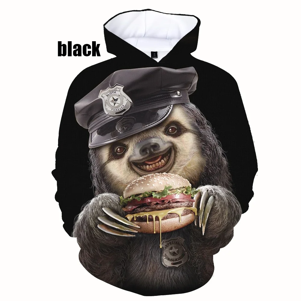 

Cute Sloth Hoodie 3d Print Men/Women Casual Fashion Sweatshirts Kids Long Sleeves Pullover Hooded Shirt Oversized Unisex Clothes