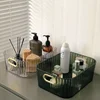 2 Pcs Cosmetics Box Desktop Storage Drawer Stackable Storage Box with Handle Makeup Organizers Basket Poatable Sundries  Rack 6