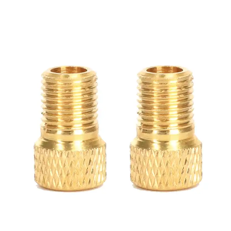Schrader Adaptateur Valve Convertisseur Thread à vélo Presta Laiton Pompe