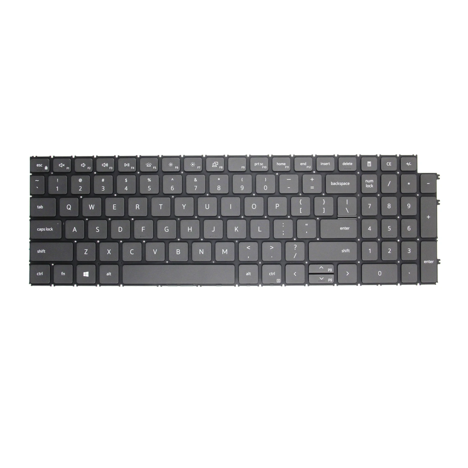 Teclado Original dos Eua para Dell Dell Inspiron 15 3511 3515 15 5510 5515 5518 7510 16 Além Disso 7610 Latitude 3520 3525 P108f 100 Novo - Imagem 4