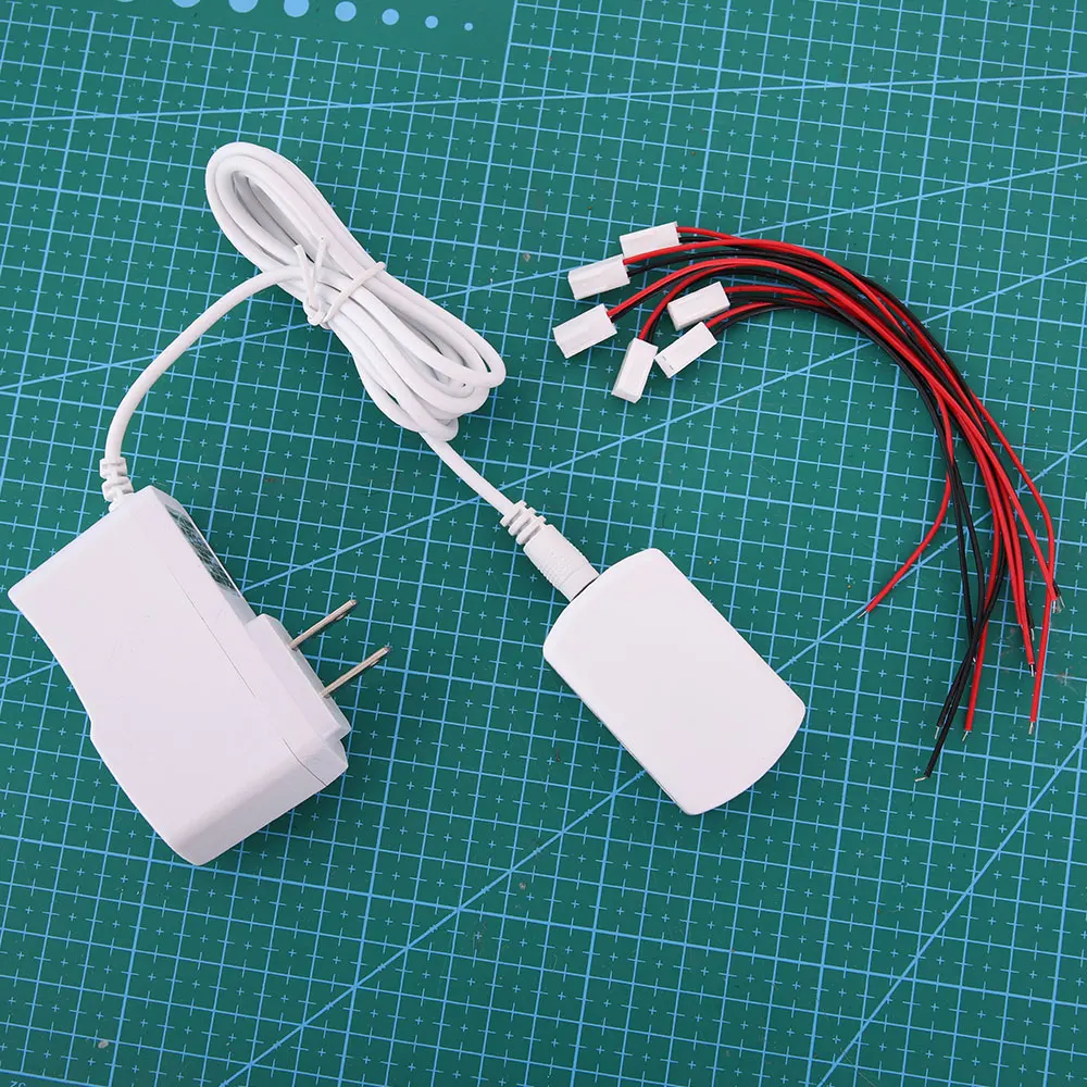 Universal 12-Port Power Supply Adapter for Model Displays and Layouts