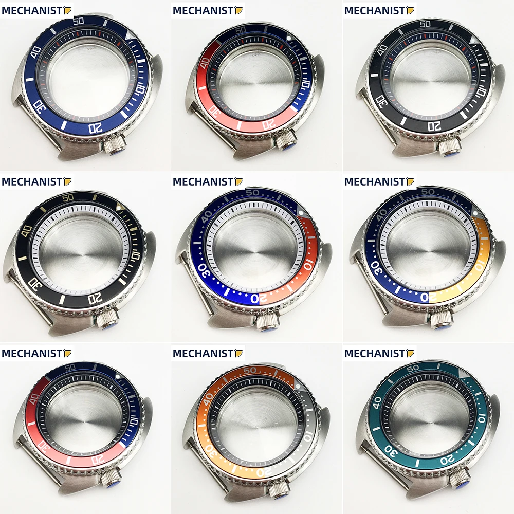 

Mechanic 45mm diver's case fits NH35/NH36 calibre 316L brushed steel waterproof kit sapphire crystal modified fittings