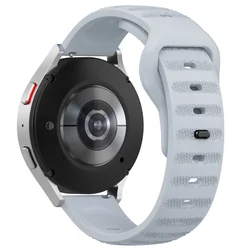 Versatile Silicone Smartwatch Strap - Adjustable and Durable Design - M (GRAY)