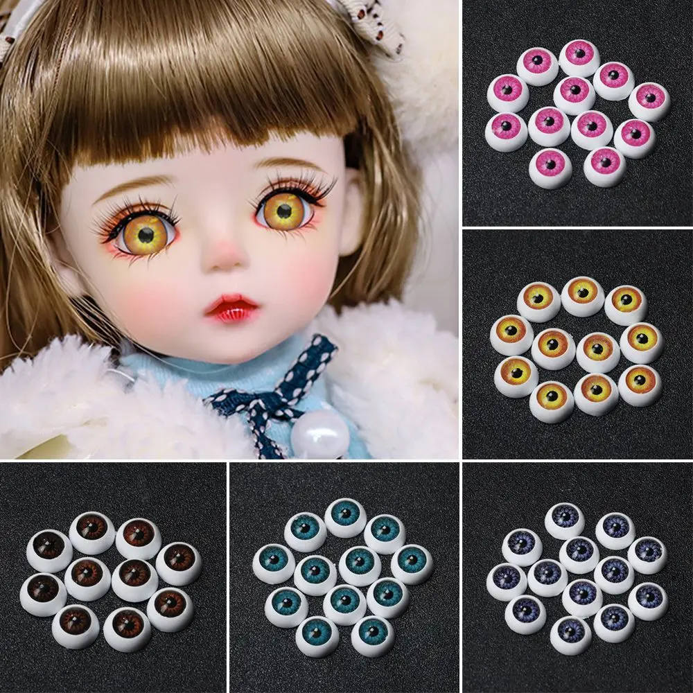 10pcs 12/20mm Funny Plastic Doll Safety Eyes For Animal Toy Puppet Making Dinosaur For Bjd Doll Round Eyes DIY Craft Accessories
