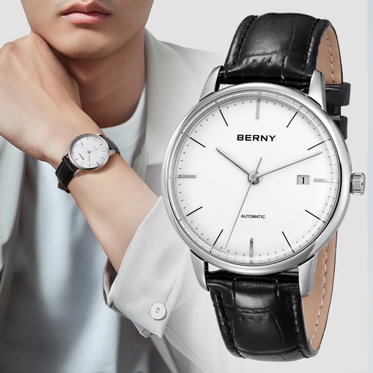 Aliexpress Miyota 9015 Automatic BERNY Automatic Watches For Men