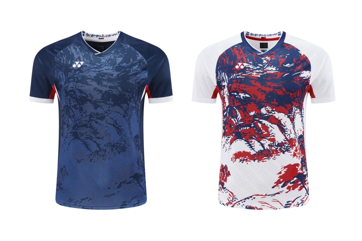 Yonex Badminton Uniform Competition Training Suit Quick-drying Breathable Sweat-absorbent Short-sleeved T-shirt short sleeve t shirt