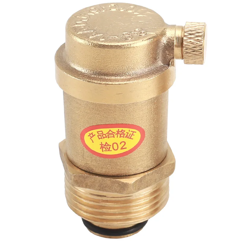 Brass Automatic Exhaust Valve DN15 -20- 25 Tap Water Heating Valve Vertical Floor Heating Vent