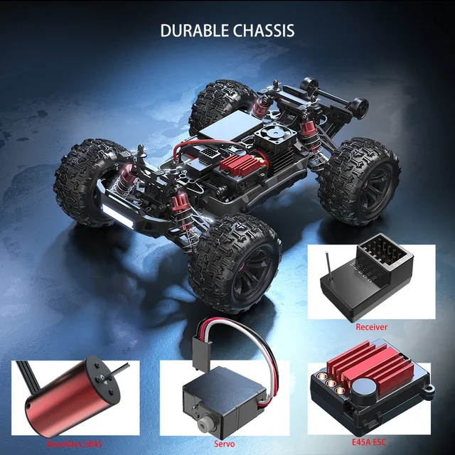 MJX 16208 V2.0 1/16 Rc Cars 4WD Off-Road Racing Truck Brushless 2.4g RC Cars Hyper GO High-speed Drift Remote Control Car Toys 2