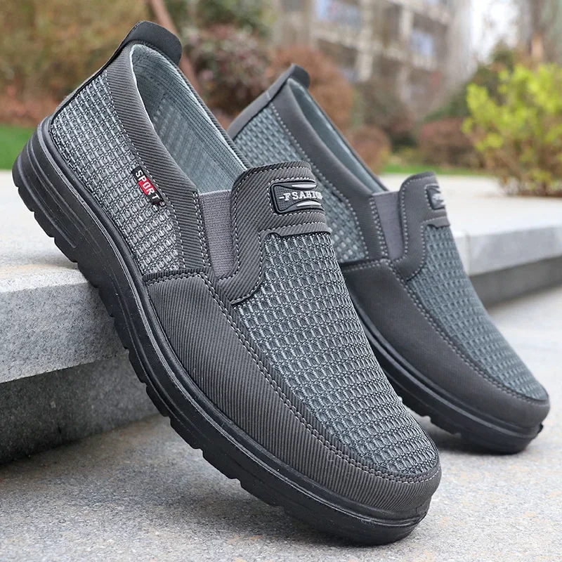 Lightweight Men Casual Shoes Canvas Shoes Wear-resistance Non-slip Mens Loafers Breathable Comfort Driving Shoes Zapato Hombre 4