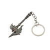 New 7cm World of Warcraft Weapon Keychain Shadowmourne Axe Azeroth Game Peripheral Metal Model Keychain Ornament Craft Gift Toys 4