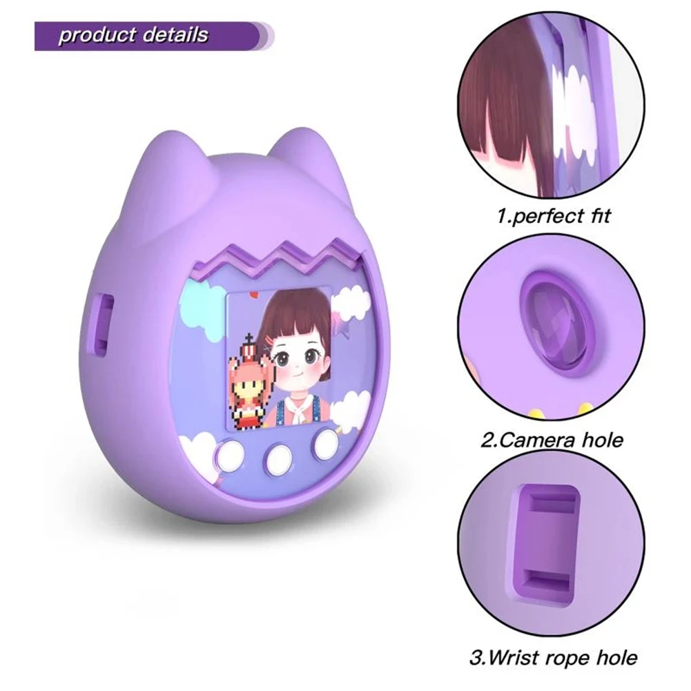 Cover In Silicone Per Tamagotchi Pix Interactive Virtual Pet Game Machine Custodia Protettiva Morbida Per Accessori Tamagotchi Pix