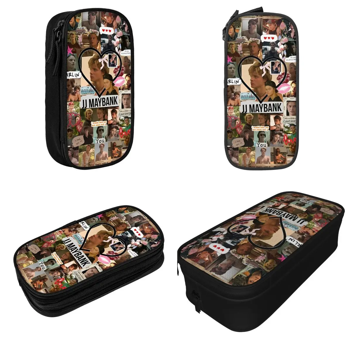 JJ Maybank Outerbanks Pencil Cases TV Series Pen Holder Student Large Storage Bag Students Stationery