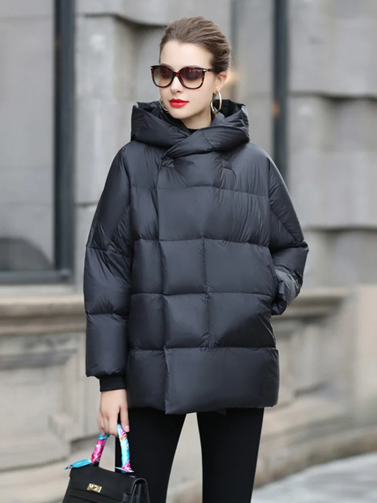 Janveny-フェチダウンコート,防水,冬,2022,ダックダウン