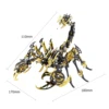 3D Scorpions Metal Puzzle Steampunk Mechanical Insect Model Kit Floatingcity Steel Warcraft Assemble Jhandmade Toy For Adults 6
