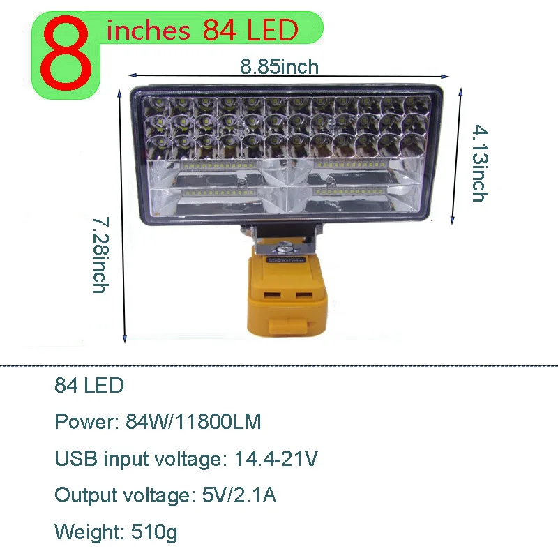 إضاءة ليد للعمل للإضاءة الخارجية ، أضواء الفيضانات...