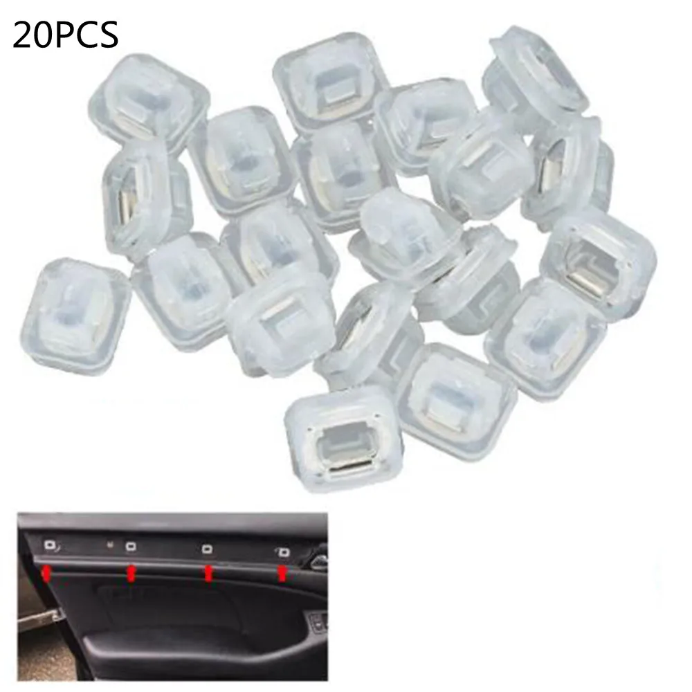 

20pcs/set Door Trim Panel Clips For BMW 3 Series E46 E90 E91 E92 E93 X5 E53 Plastic Door Trim Clamp (D272) car accessories