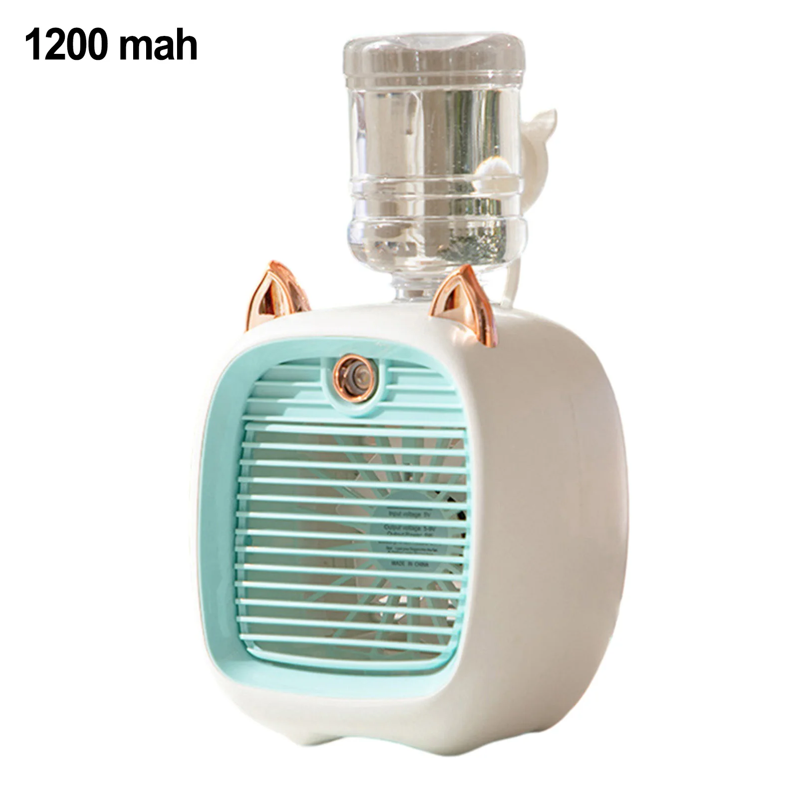 

1200mAh Mini Portable Handheld Fan Semiconductor Cooling Fan Air Conditioner Portable Camping Fan Rechargeable Spray Cooling