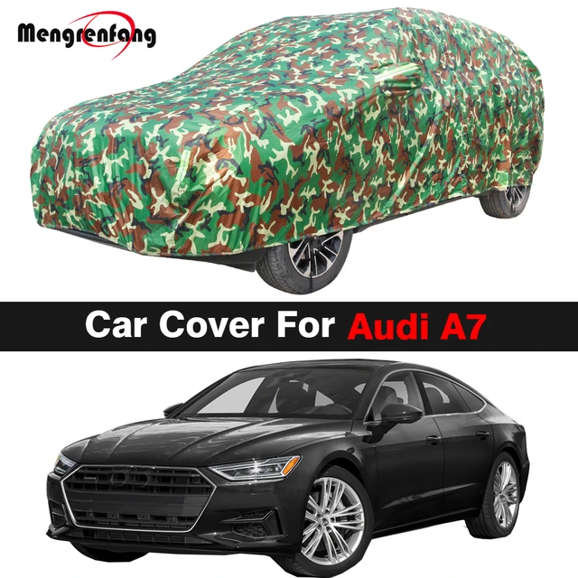 Camouflage Auto Abdeckung Für Audi A7 S7 RS7 Auto Anti-Uv Sonnenschutz  Schnee Regen Wind Schützen Wasserdichte Abdeckung