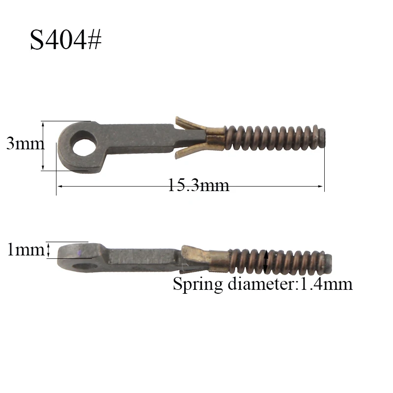 100PCS Eyeglasses Spring Hinge For Repairing Broken Eyeglass Flex Temples Broken Spring Replacement Part NEW 2
