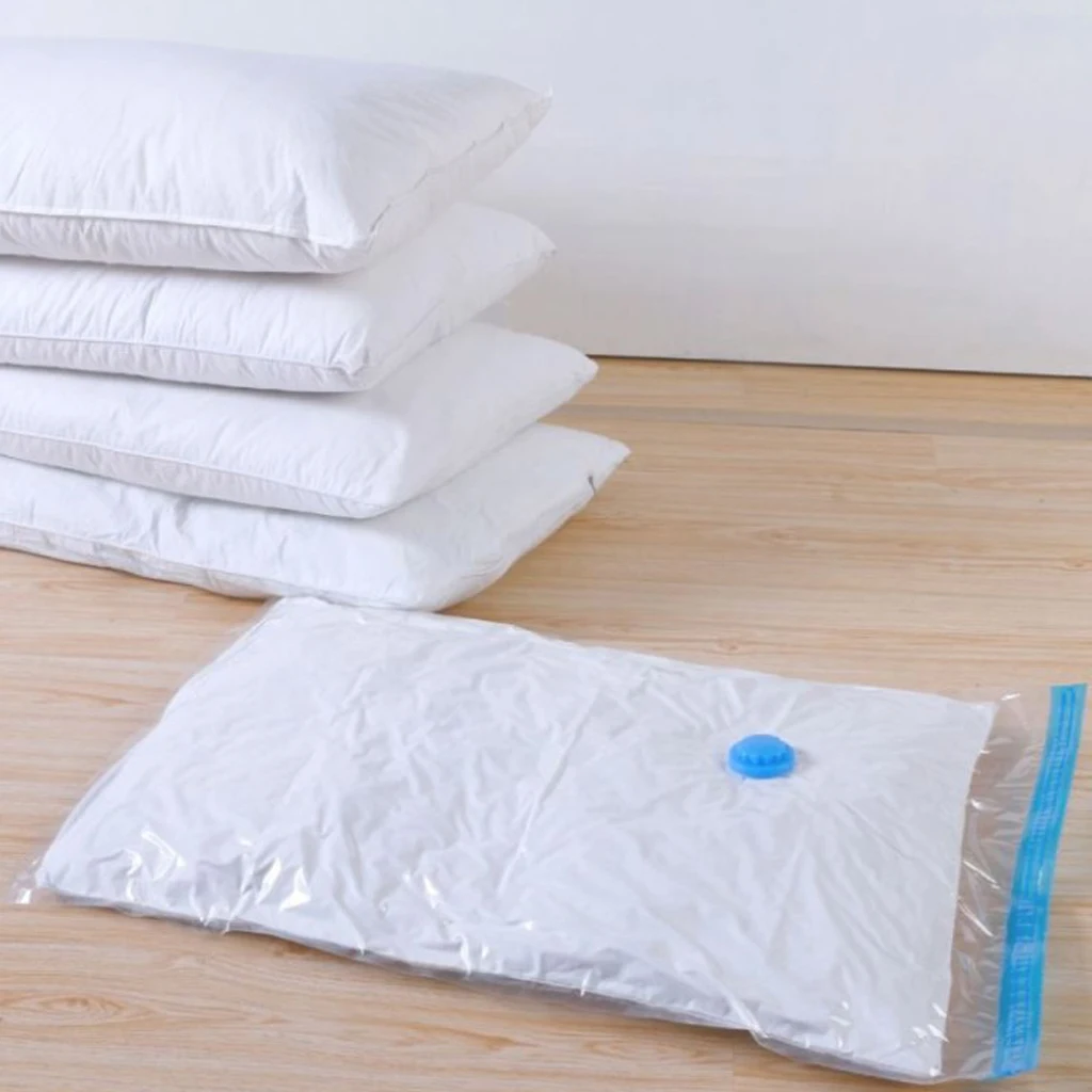 Reusable Waterproof Vacuum Storage Bag to Save Space, for 80% Compression Reusable Waterproof Vacuum Storage Bag to Save Space, for 80% Compression