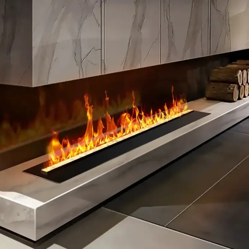 Smart Steam LED Flame TV Stand Decorative Fireplace 5-Year Warranty Silent  Automatic Water 3D Water Vapour Electric Fireplace