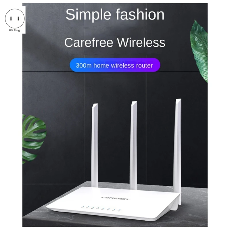 

CF-WR613N Wi-Fi маршрутизатор, беспроводной маршрутизатор, пластиковый, одночастотный, через стену, домашний, широкополосный, штепсельная вилка стандарта США