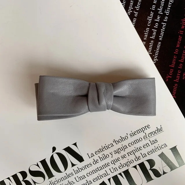 New Women Long Leather Ponytail Hold Hair Tie ободок для волос Headband Hair bands For Girls Hair Accessories gumki do wlosow Y 7