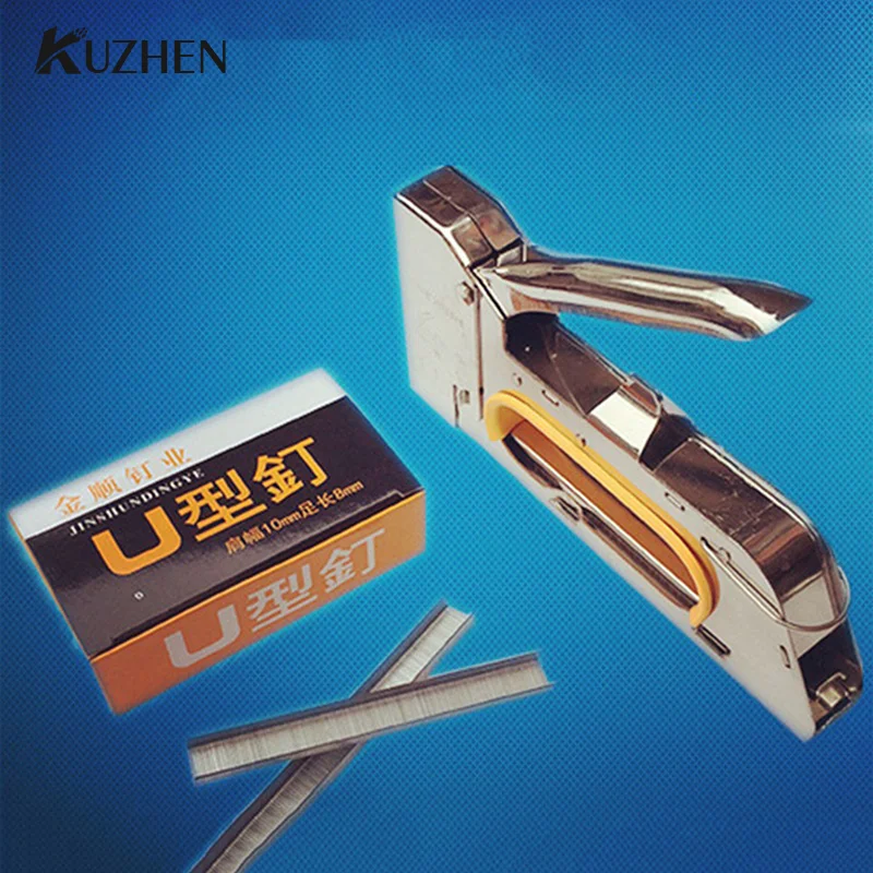 수동 코드 네일 건 진공 성형 U 자형 코드 네일 건 강력한 네일 드라이버 네일 건 말 네일 건