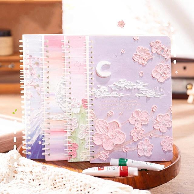 Japanese Notebook, Anime Notebook, Spiral Bound Journal, Aesthetic