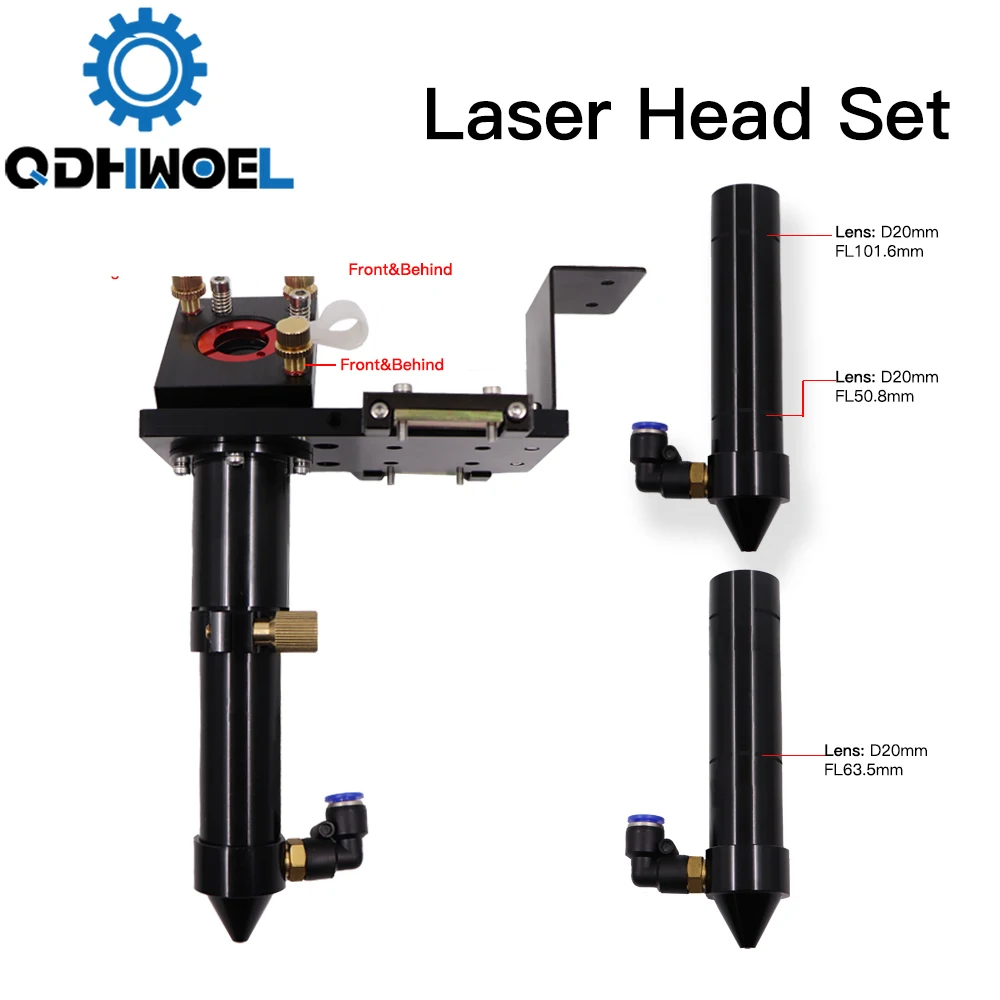 Co2 Laser Head Set Mirror Woodworking Machinery Parts Co2 Laser