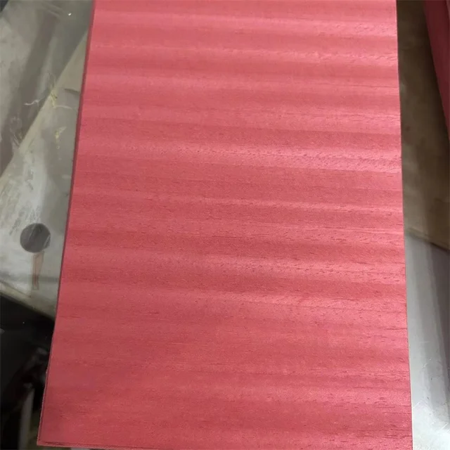 2pcs Ayus Table Tennis Racket Bottom Board Wood Dyed Red Table Tennis Racket Material 5