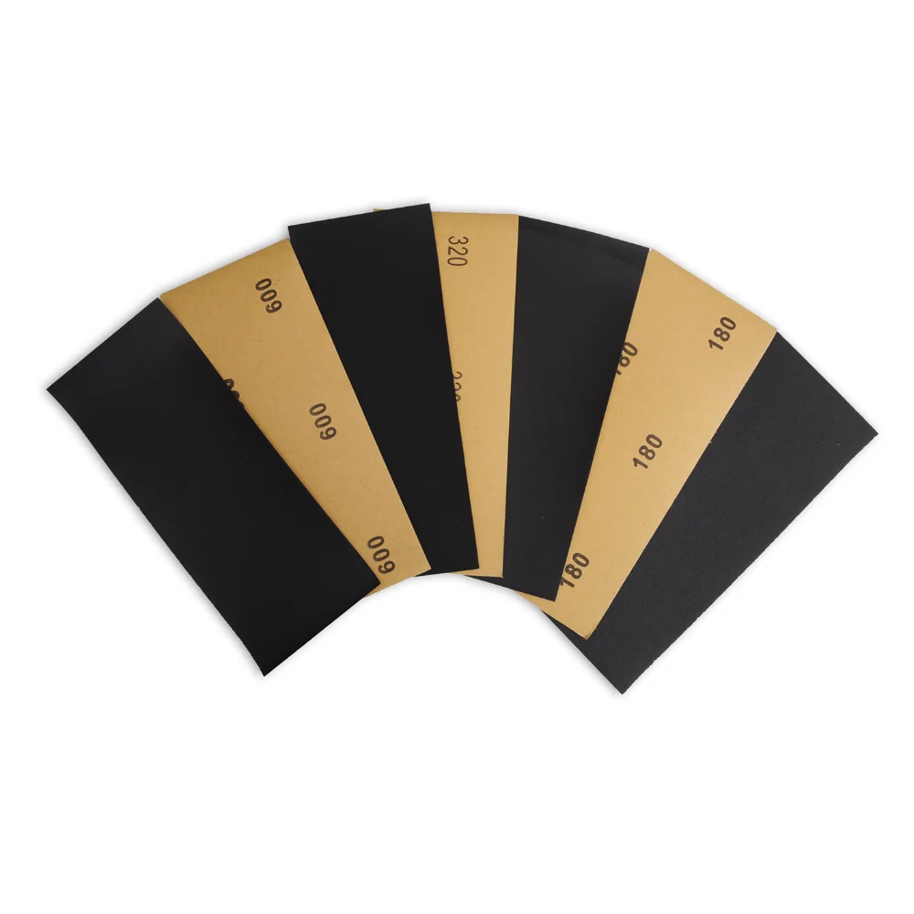 

10PCS Sandpaper Set 80-10000 Grit Sanding Paper Water/Dry Abrasive SandPapers for Wood Metal Polishing Automotive Tool