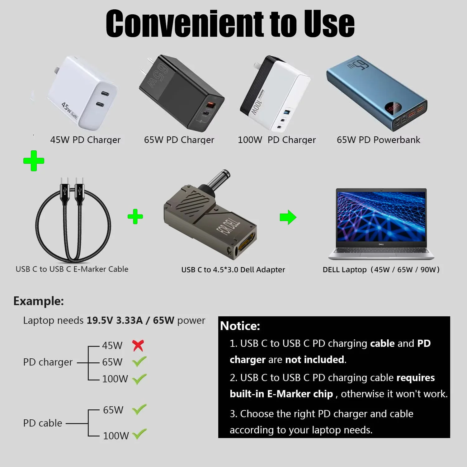 Hobo PD100W محمول محول الطاقة التوصيل شاحن محول ال...