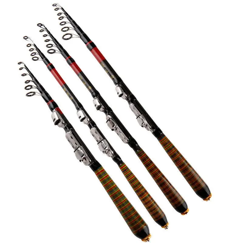

Portable Travel Fishing Rod Retractable Mini Small Fishing Rod 1.2m-2.4m Carbon Fishing Rod Carp Feeder