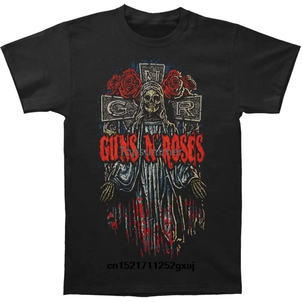

Men T Shirt Skull Design T Shirt Guns N Roses Angel Black Funny Tees Funny T-Shirt Novelty Tshirt Women